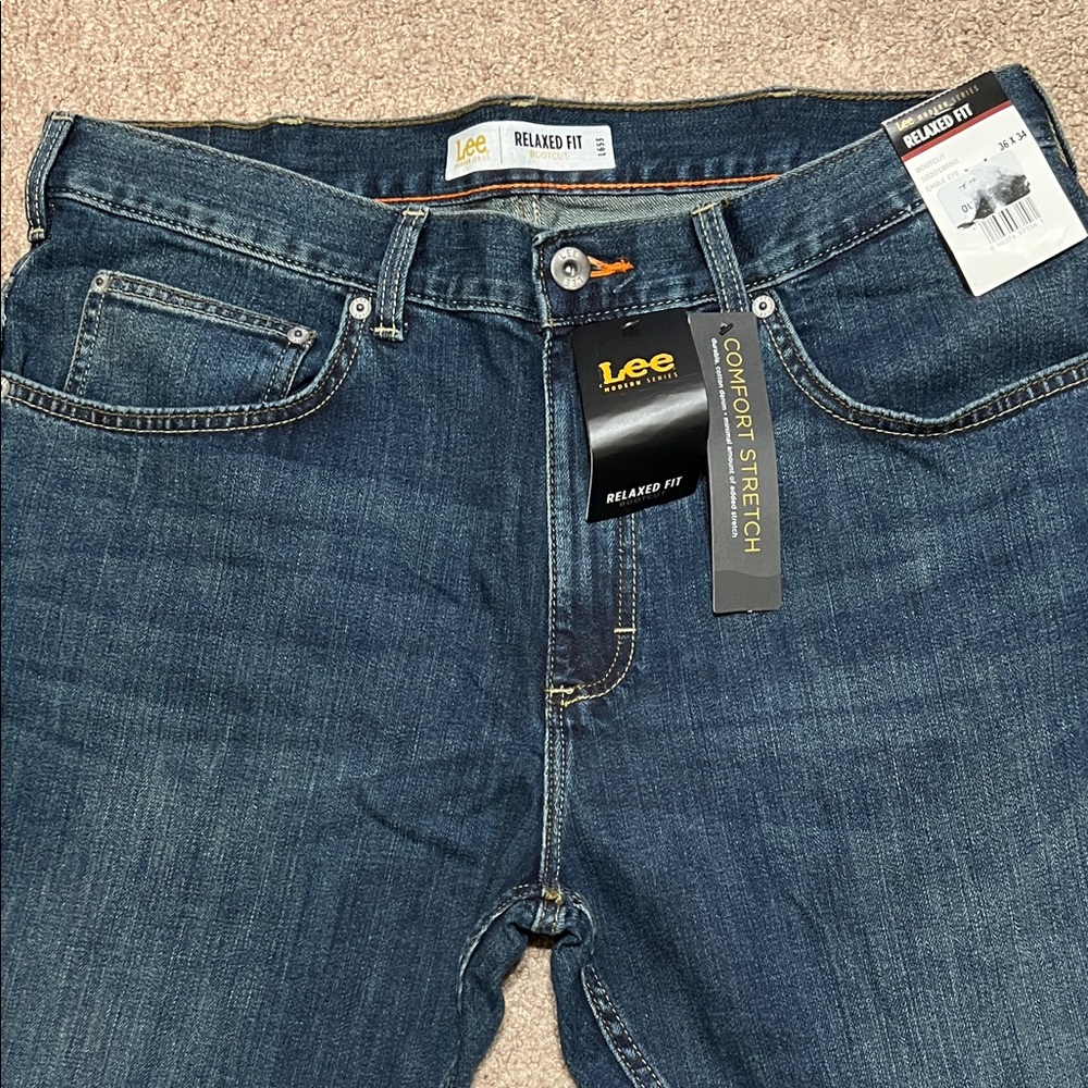 Lee Men's Relaxed Fit Denim Jeans